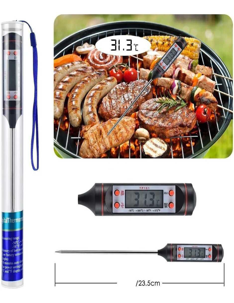 Set utensilios para asar de acero inoxidable 3