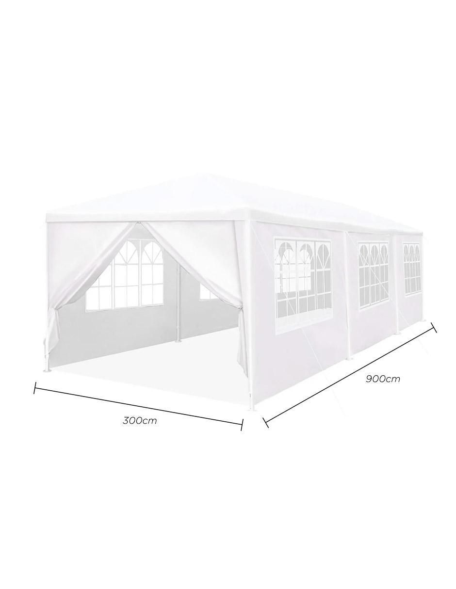 Carpa ancho 300 cm x largo 900 cm 5