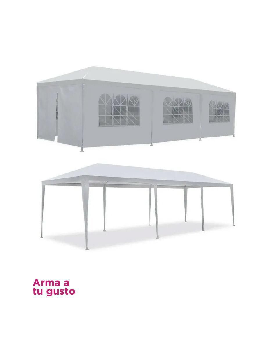 Carpa ancho 300 cm x largo 900 cm 4