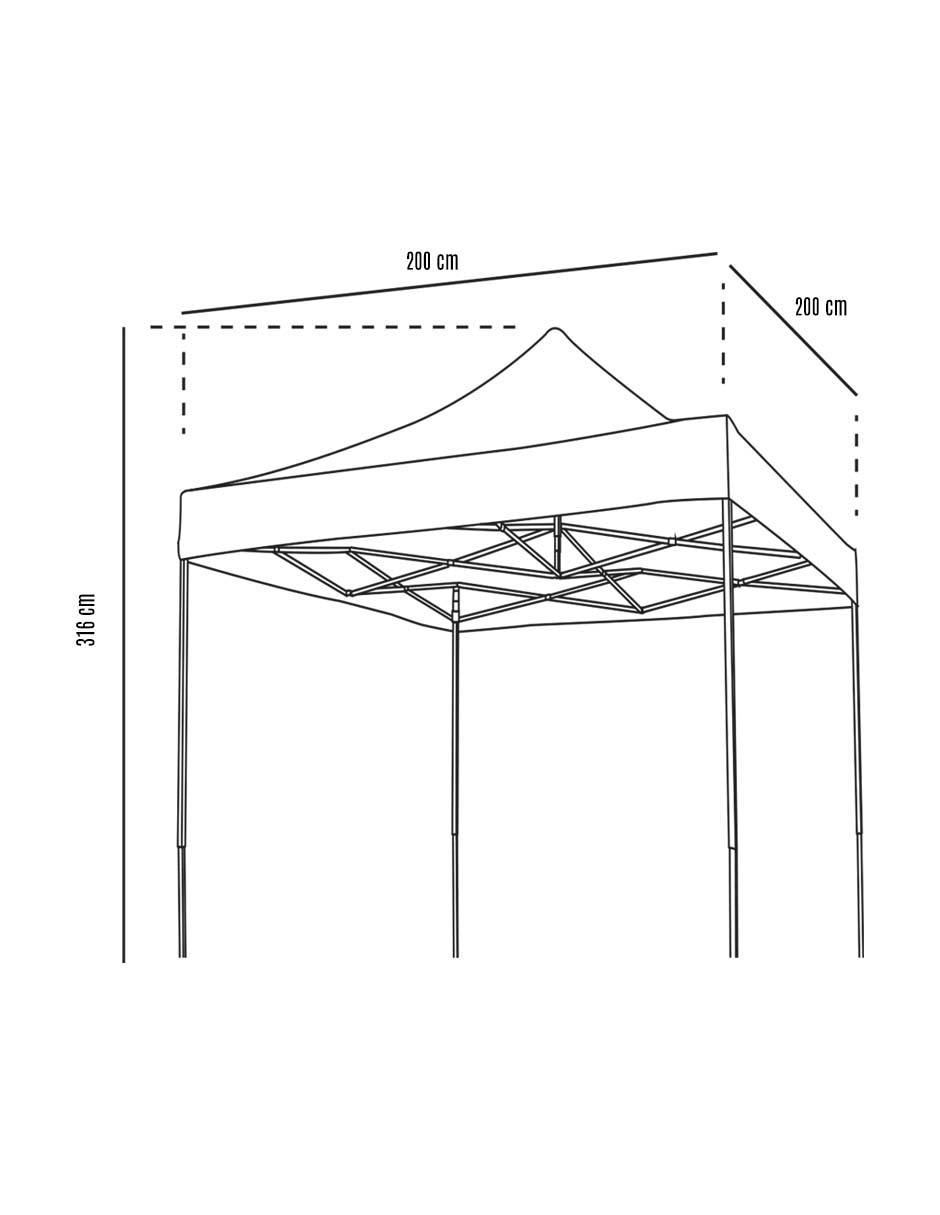 Carpa vanlig ancho 200 cm x largo 200 cm
