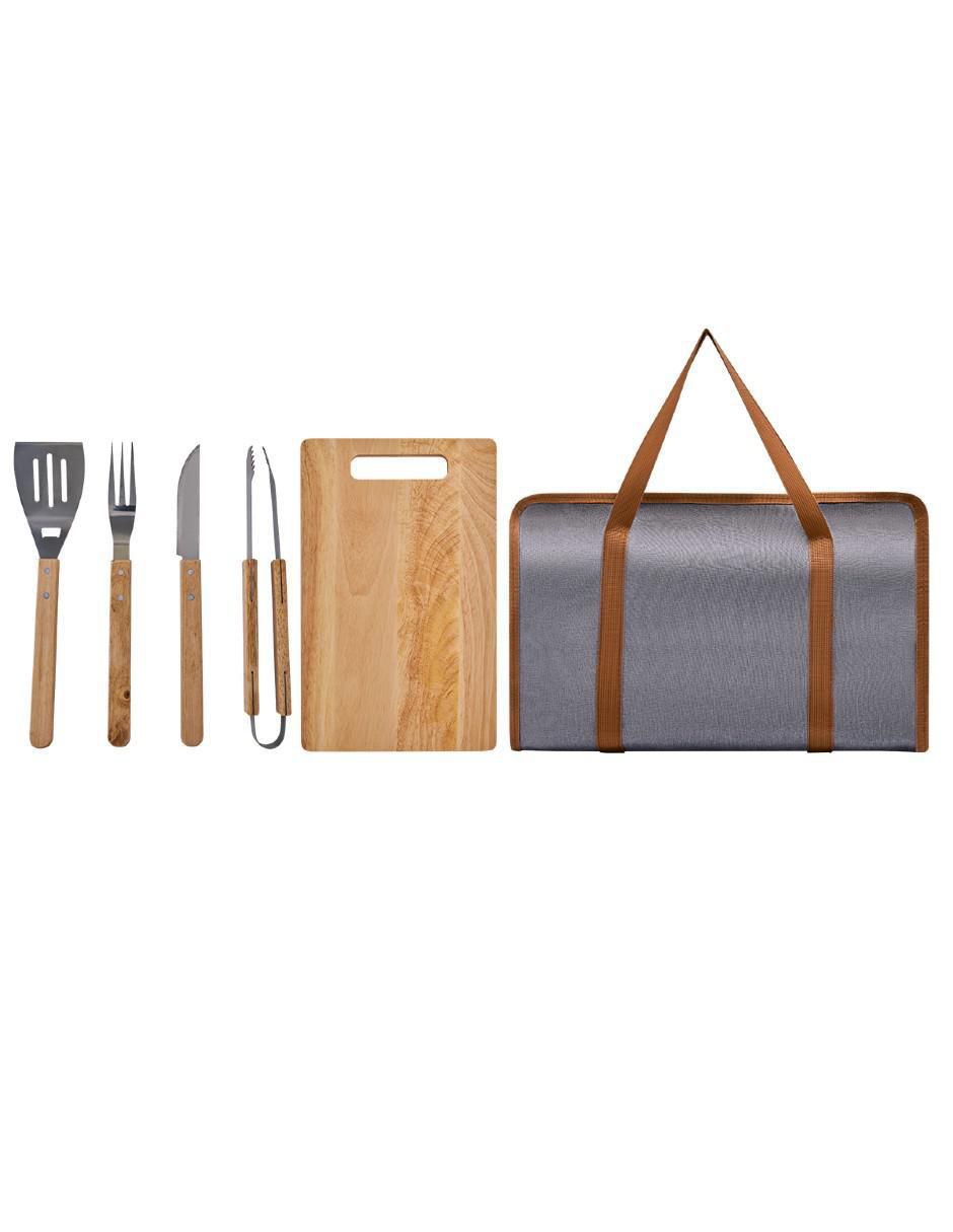 Set Utensilios para Asar de acero inoxidable Set Utensilios para Asar de acero inoxidable