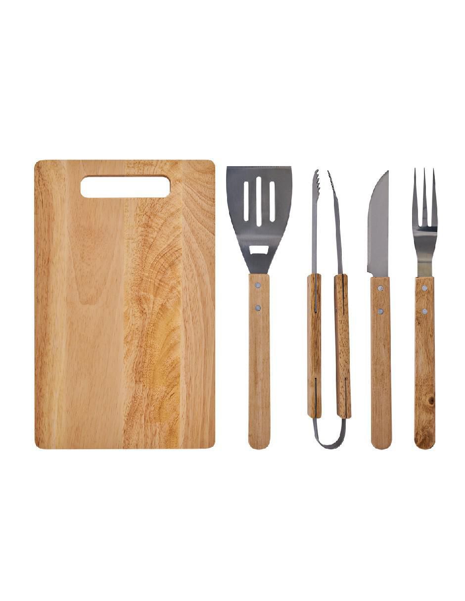 Set Utensilios para Asar de acero inoxidable 2