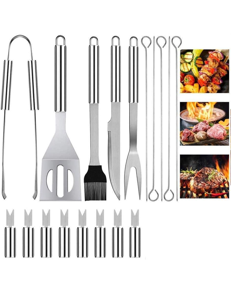 Set utensilios para asar de acero inoxidable 3