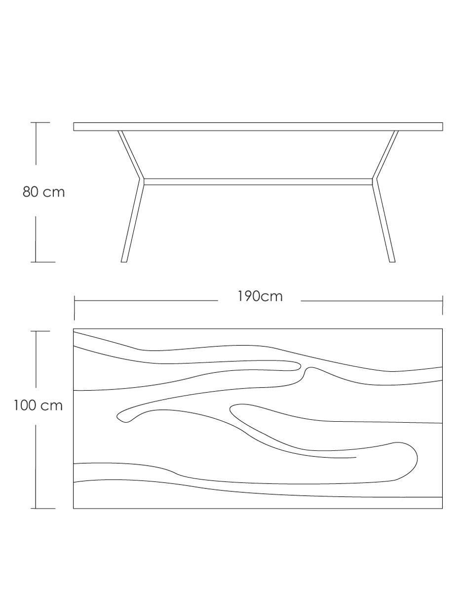 Mesa Estilo Escandinavo 8