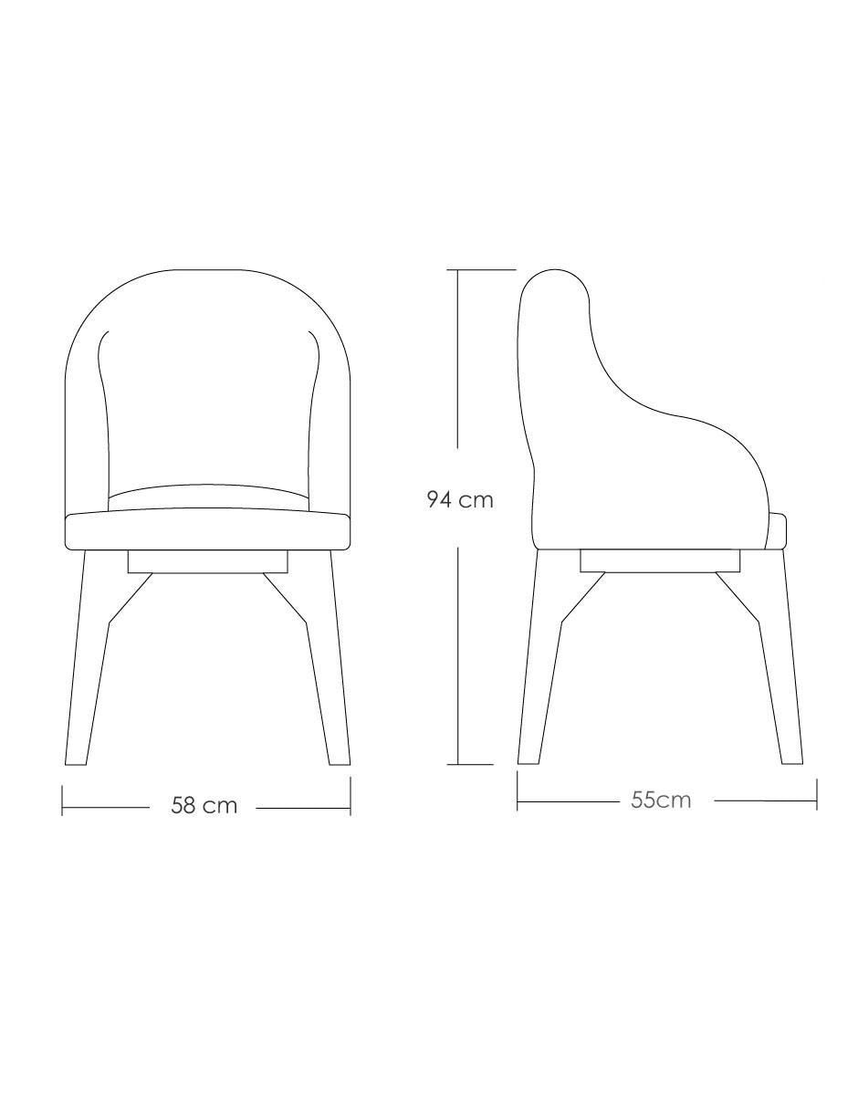 Silla London de tela 9