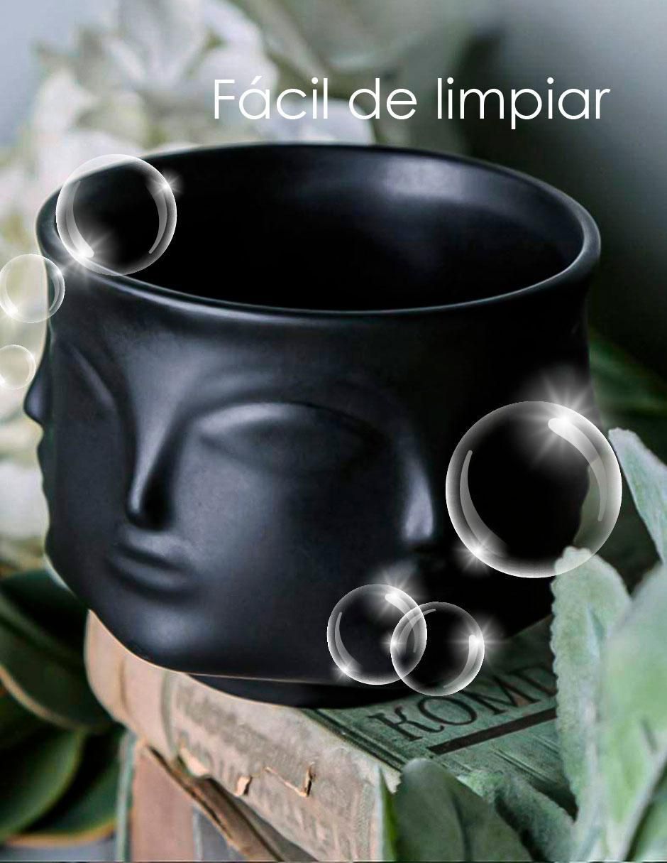 Maceta ilios innova con cara multifacetica de cerámica con no