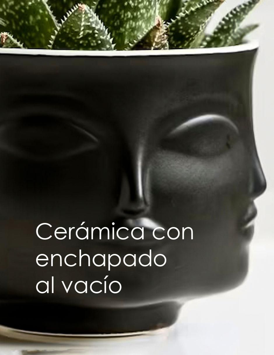 Maceta ilios innova con cara multifacetica de cerámica con no
