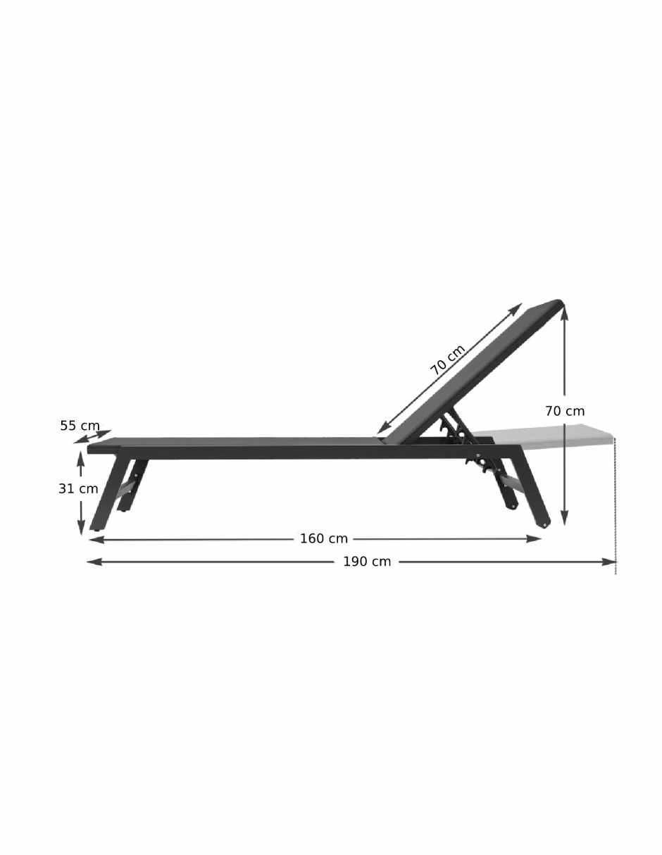 Camastro doble de aluminio 2 piezas 11