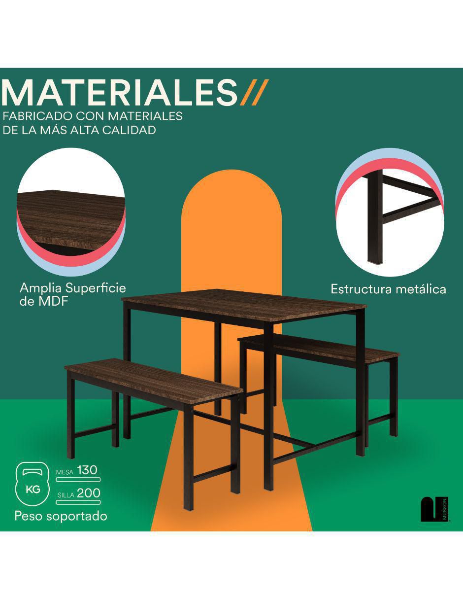 Comedor Naly para 4 personas 3