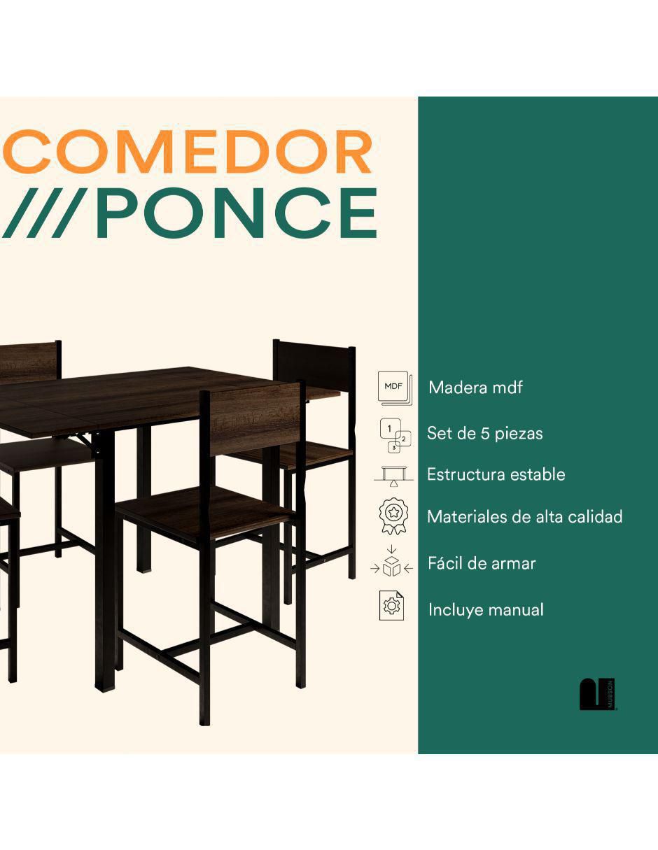 Comedor Ponce para 4 personas 2