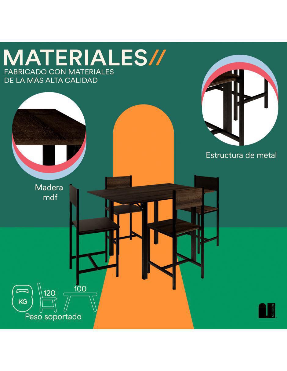 Comedor Ponce para 4 personas 3