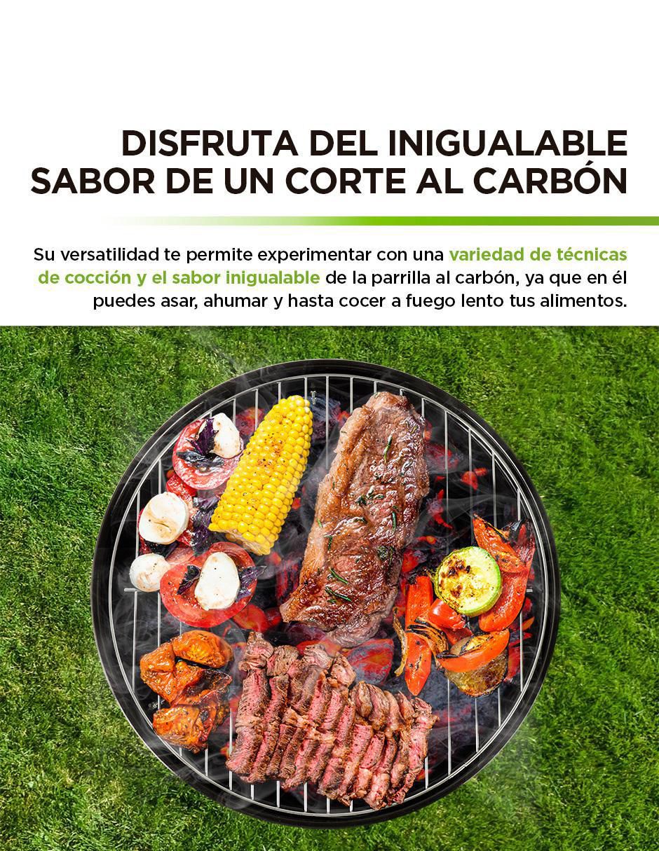 Asador carbón portátil de acero inoxidable 3