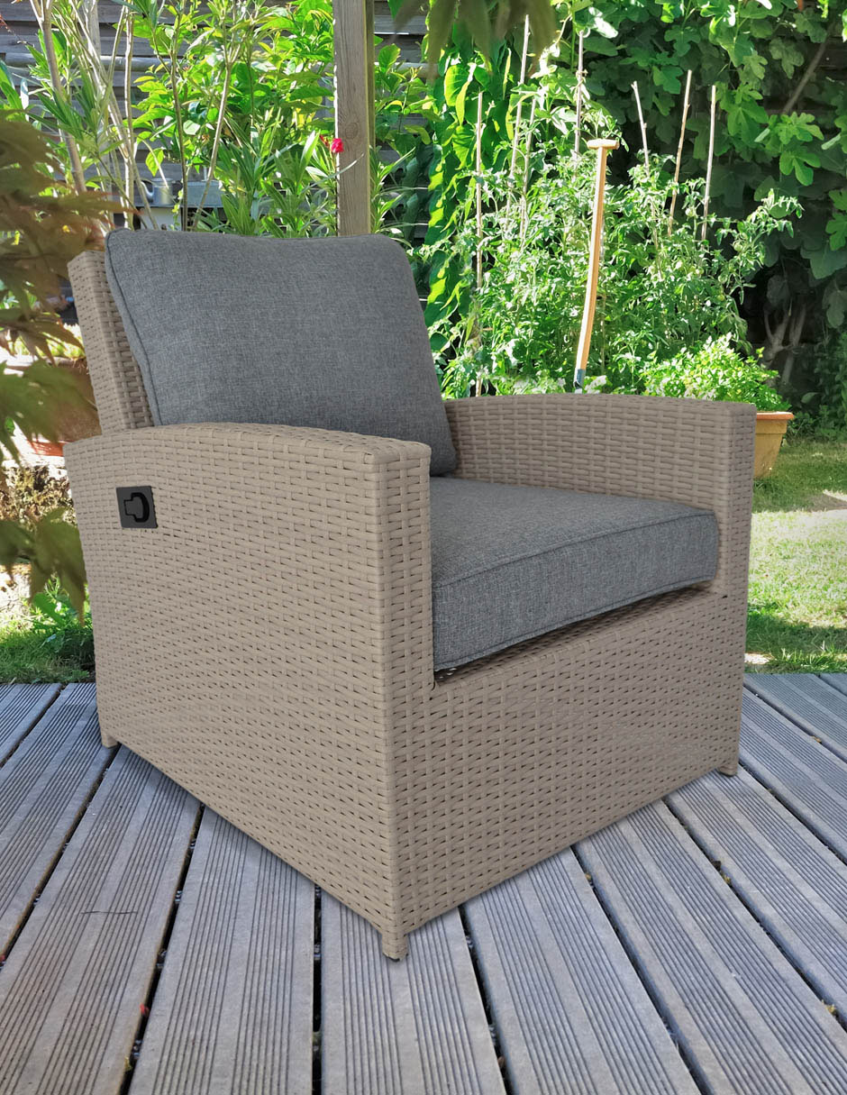 Reclinable Finlandia de ratán 10
