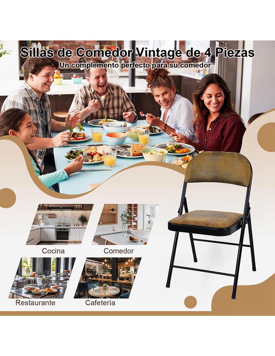 Set silla plegable 4 piezas Fair Suede 11