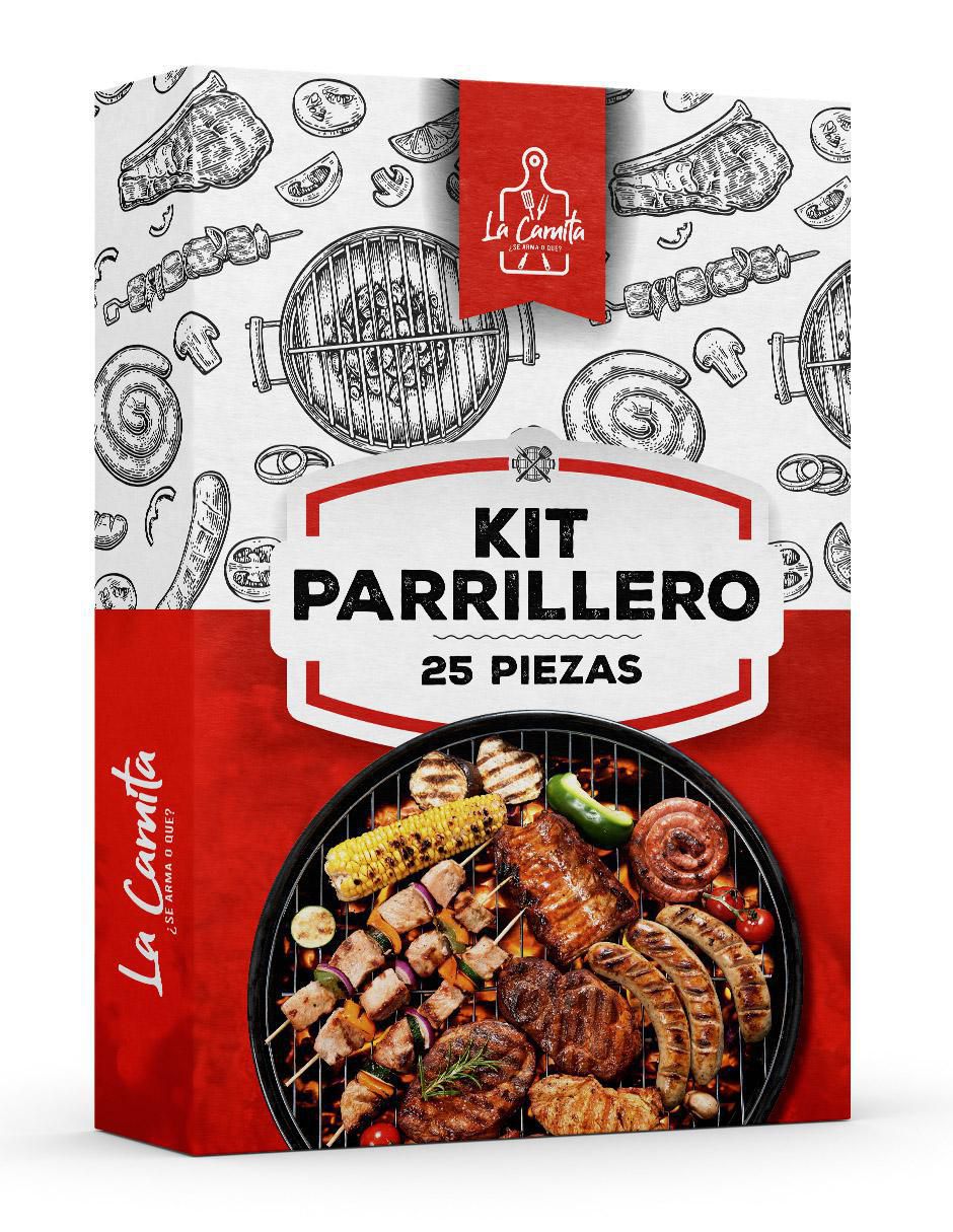 Set bbq de acero inoxidable 3