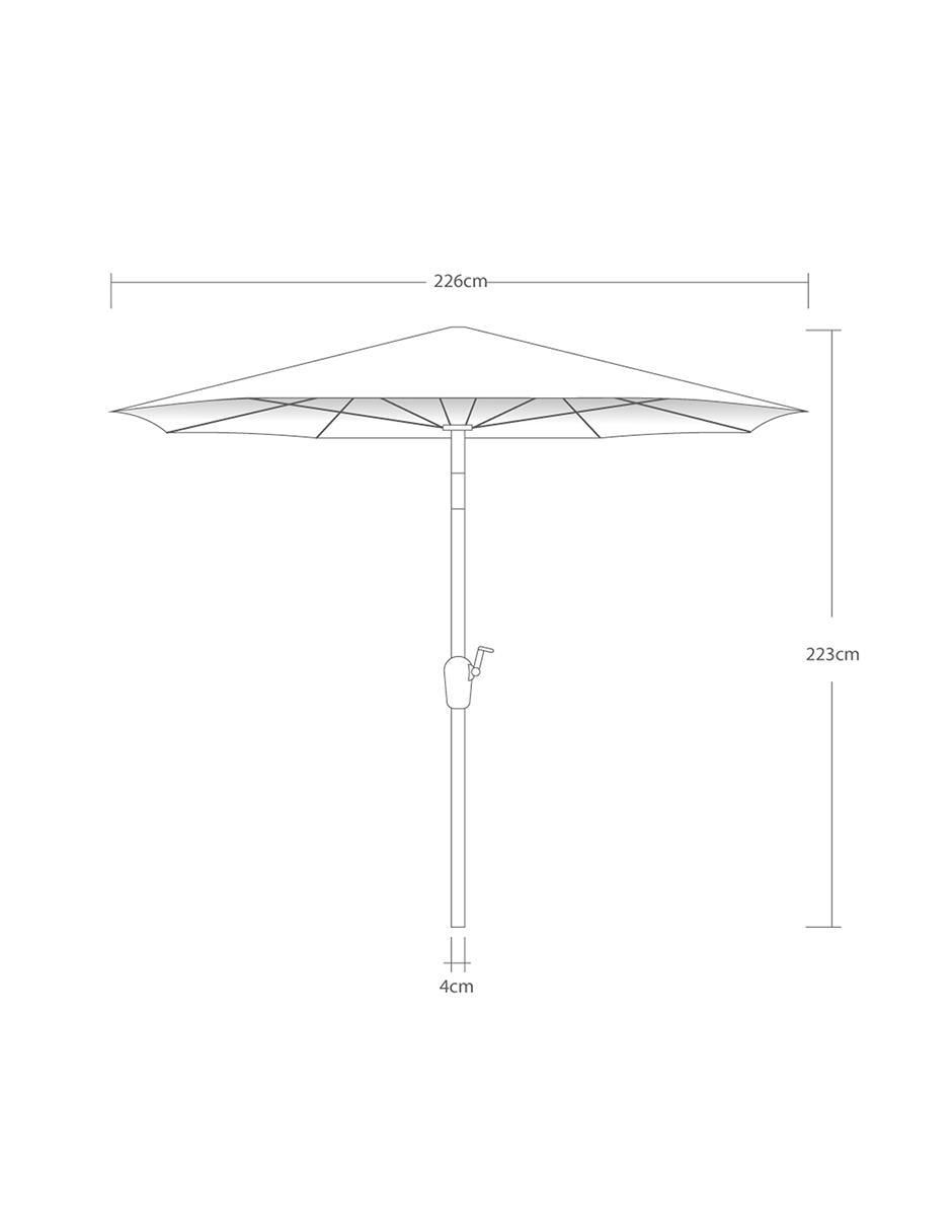 Sombrilla para jardín 8