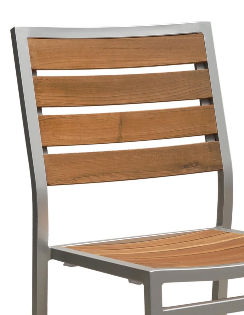 Silla Mediterranean de madera teca 2