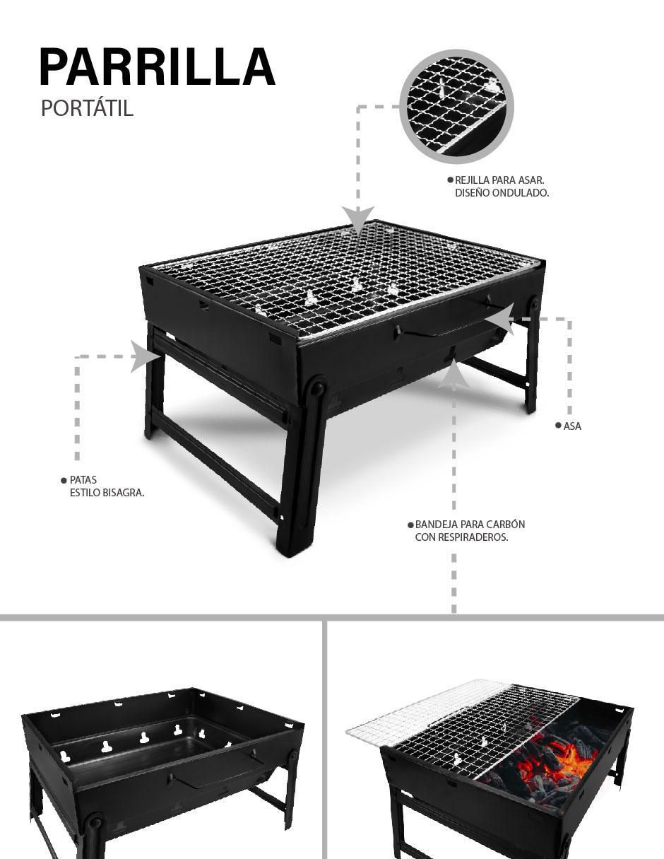 Asador de carbón 6