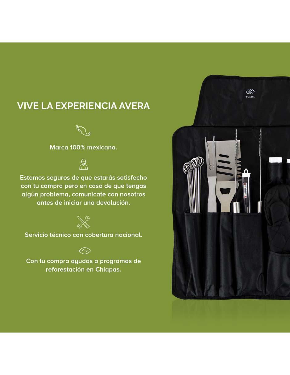 Set utensilios para asar de acero inoxidable 3