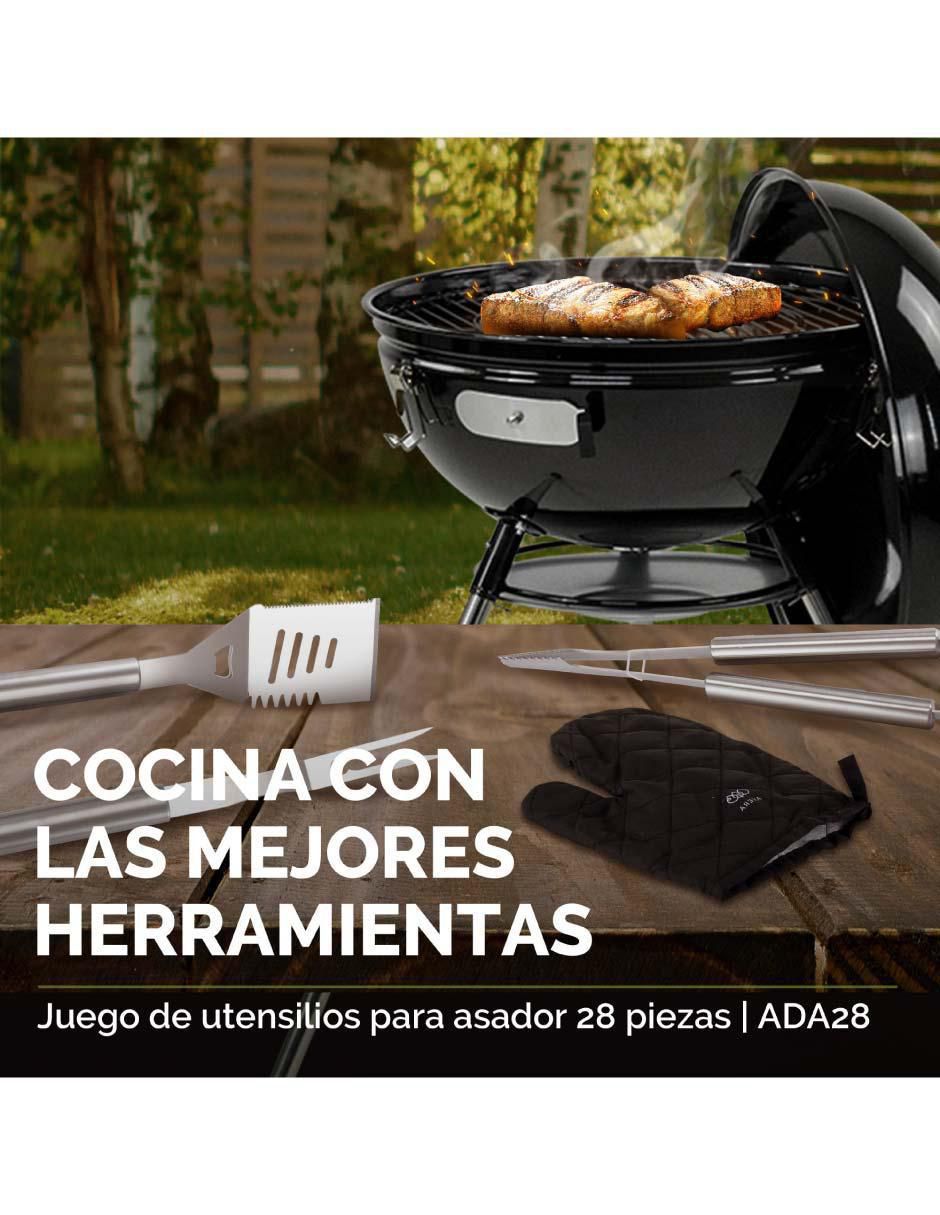 Set utensilios para asar de acero inoxidable 5