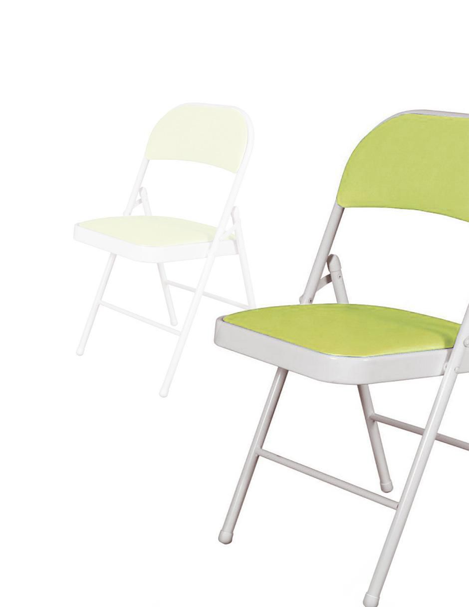 Silla plegable de metal 2