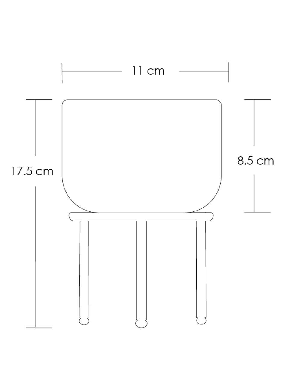 Maceta de cerámica con sistema automático de riego 4