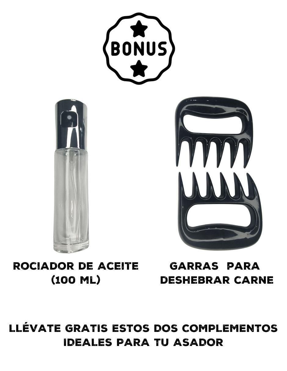 Set BBQ de acero inoxidable para parrilladas 5