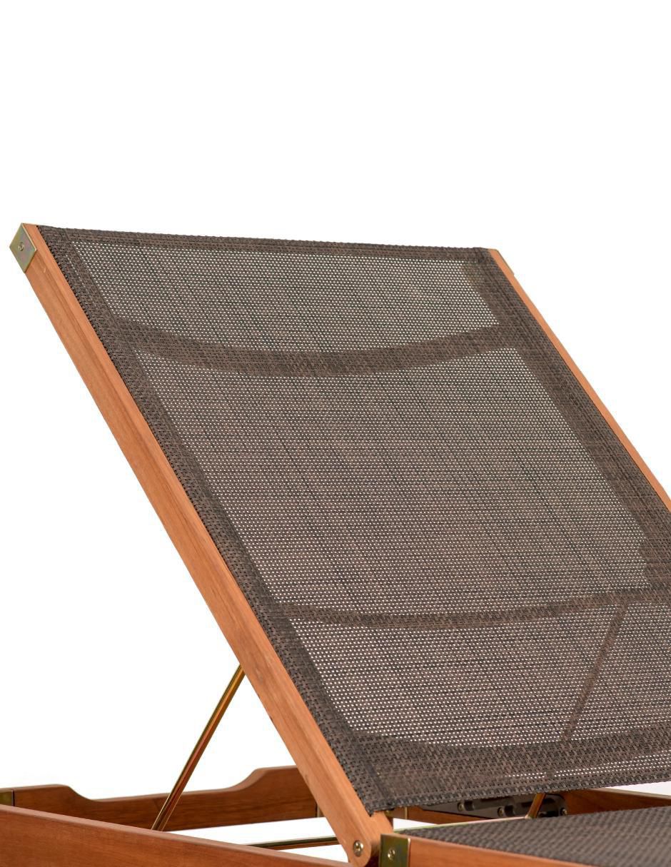 Camastro Kingsbury Lounger de madera eucalipto 2
