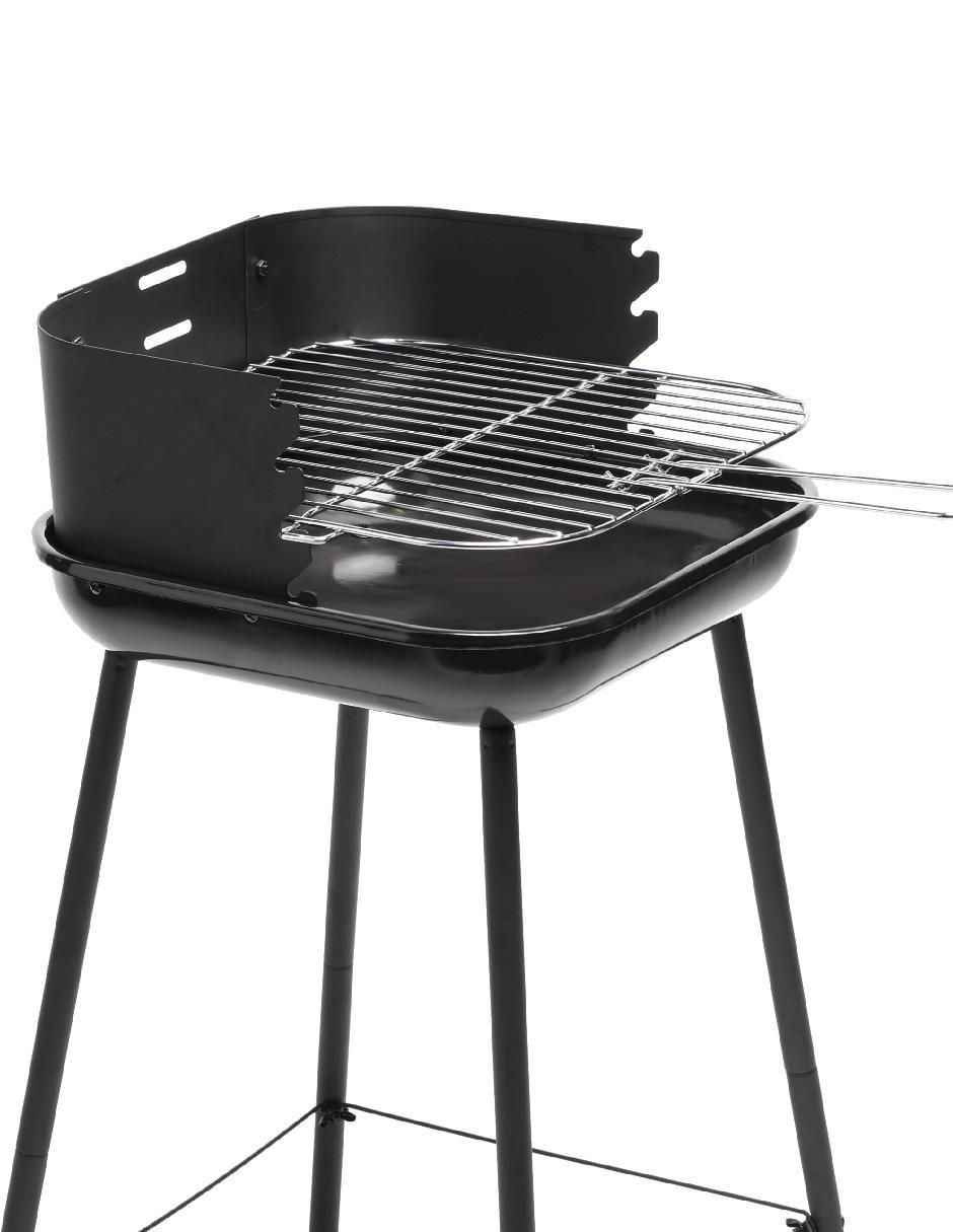 Asador de carbón BBQ 4