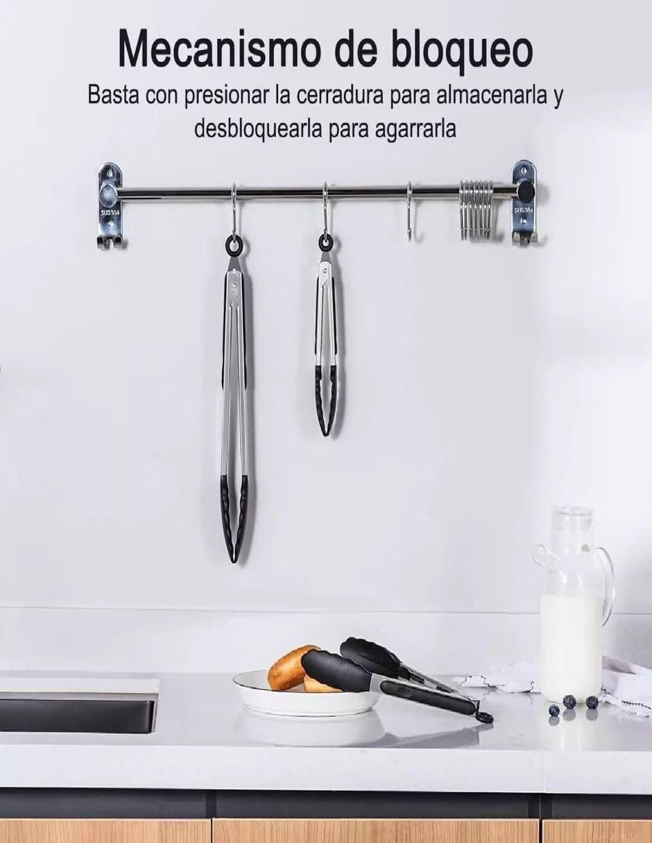 Set utensilios para asar de silicona 2