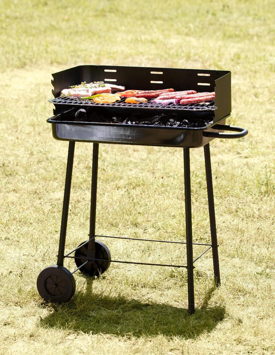 Asador de carbón Trolley BBQ 4