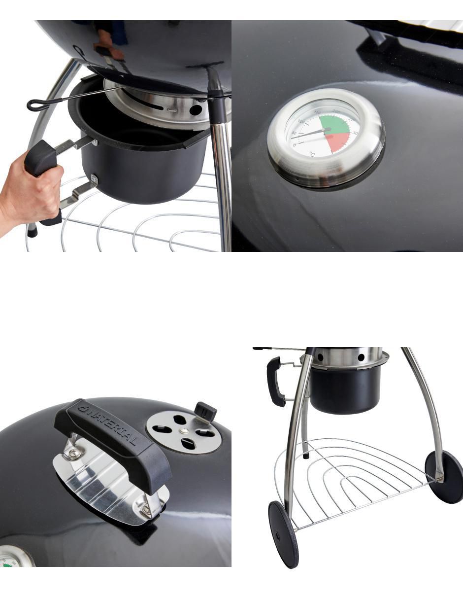 Asador de carbón Phoenix 4