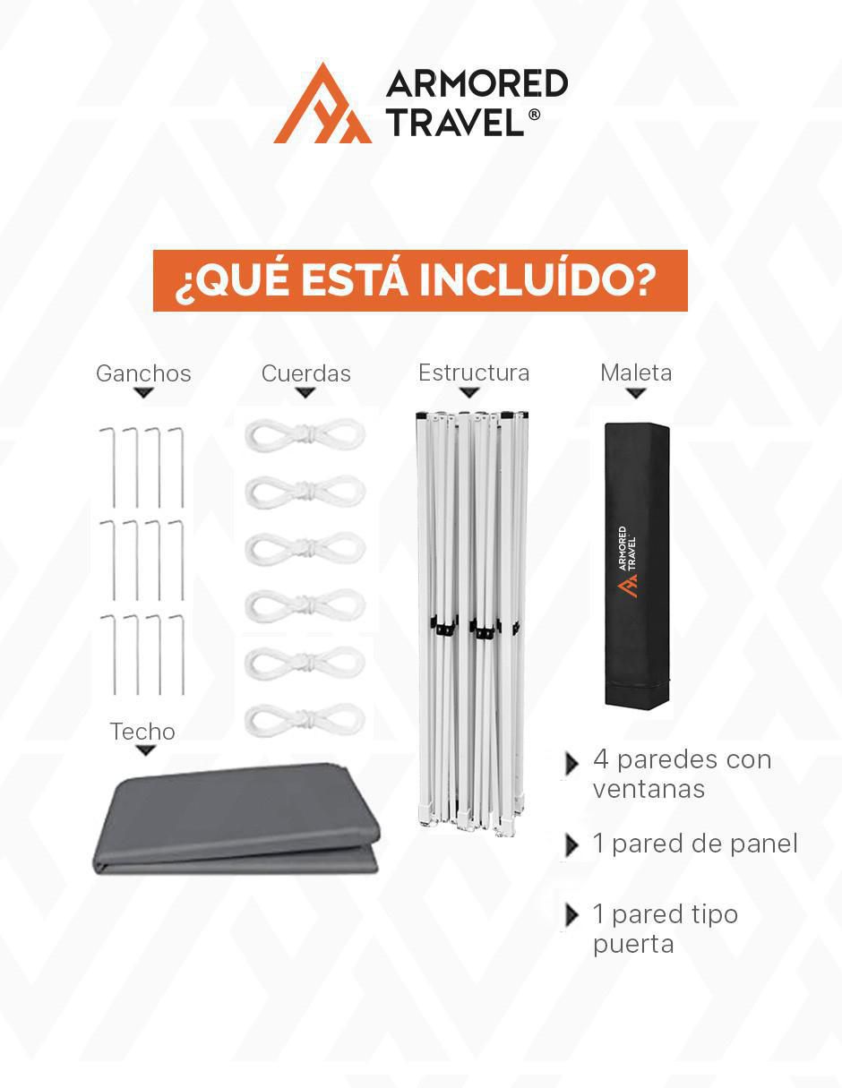 Carpa ancho 300 cm x largo 600 cm 6