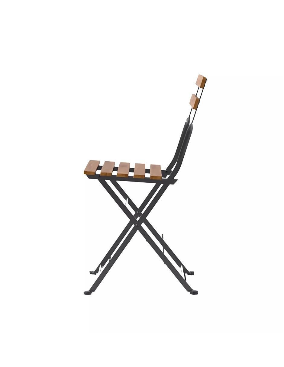 Silla plegable de madera acacia 2