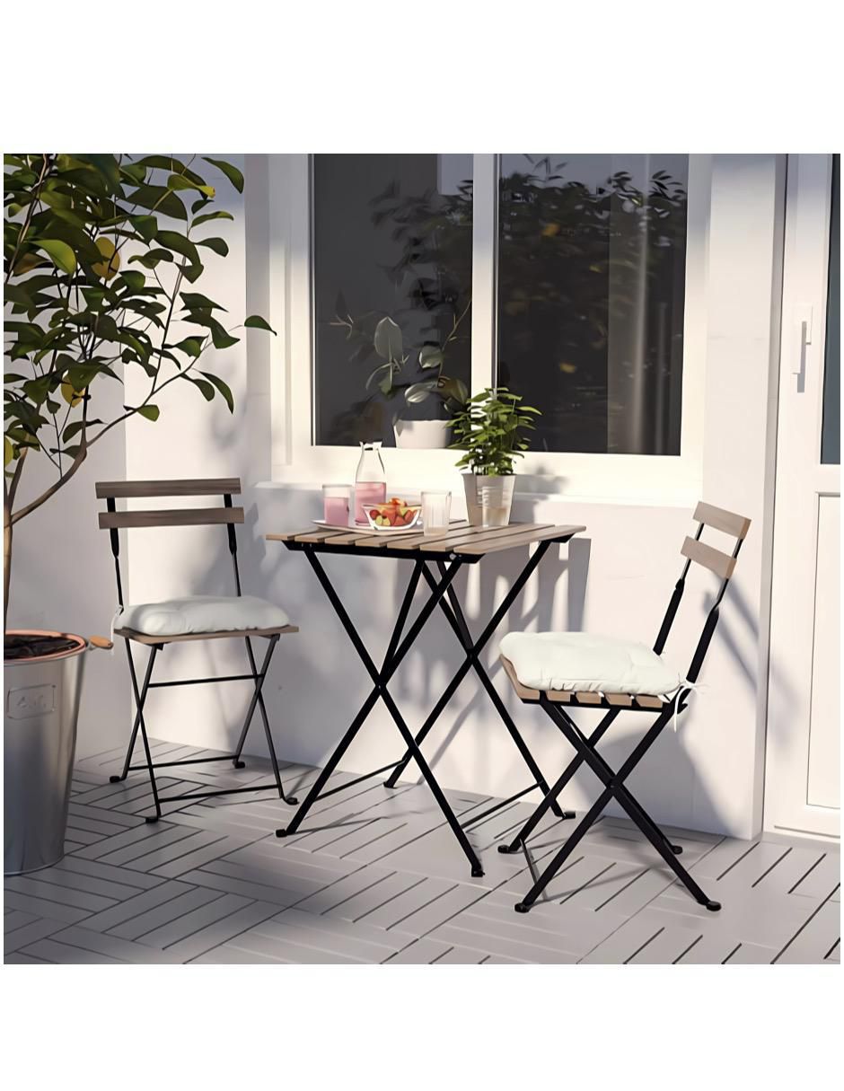 Silla plegable de madera acacia 4