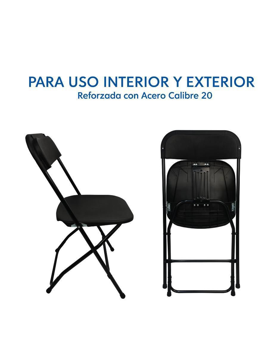 Juego de sillas 10 piezas de acero 4