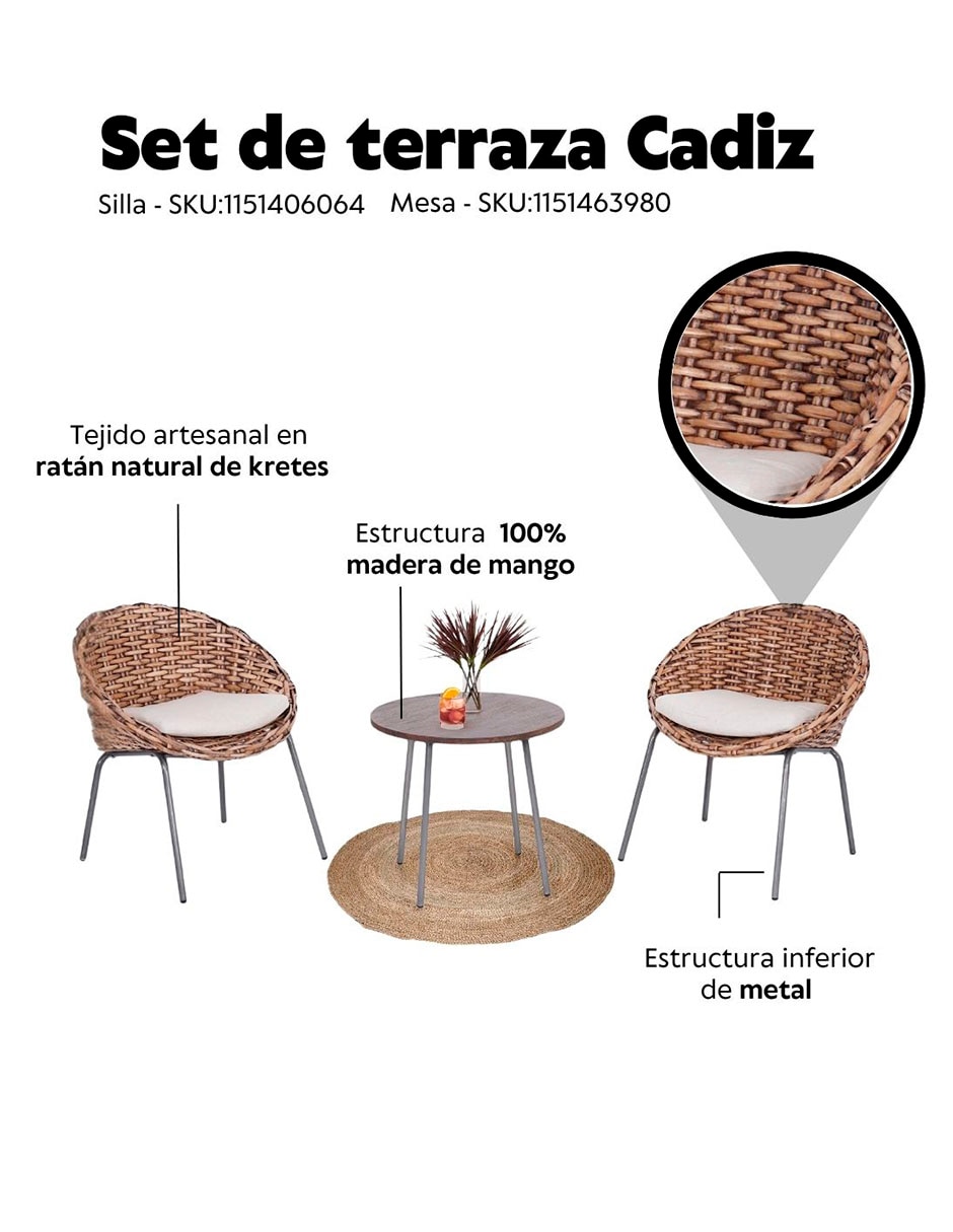 Mesa de centro Cádiz 5