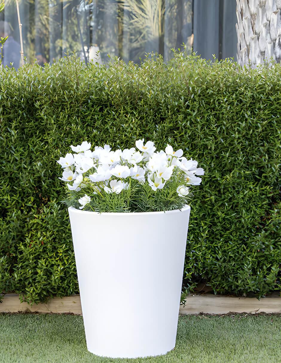 Maceta Gerbera 45 de plástico con sistema automático de riego 2