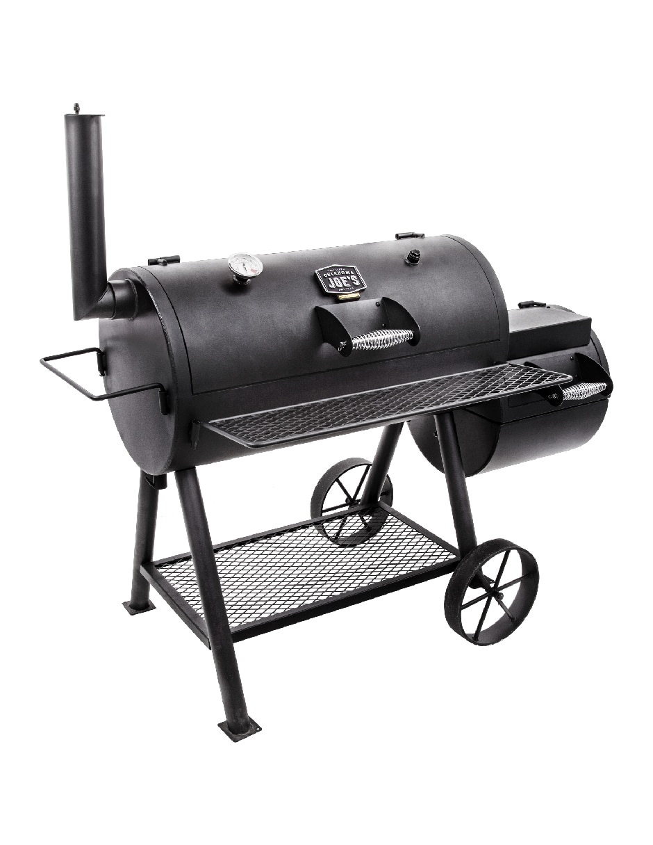 Asador carbón Smokers Offset Highland de acero inoxidable 1