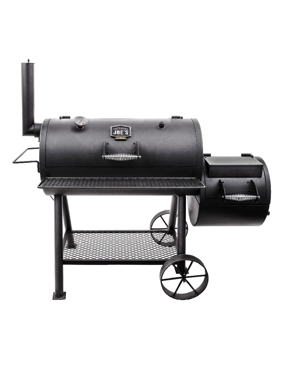 Asador carbón Smokers Offset Highland de acero inoxidable 4