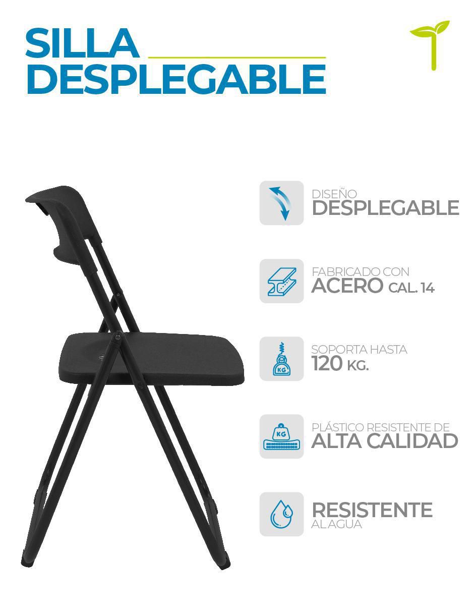 Silla plegable 1 "piezas" onof sin colección "de" plástico