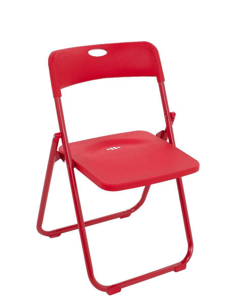 Silla plegable de plástico