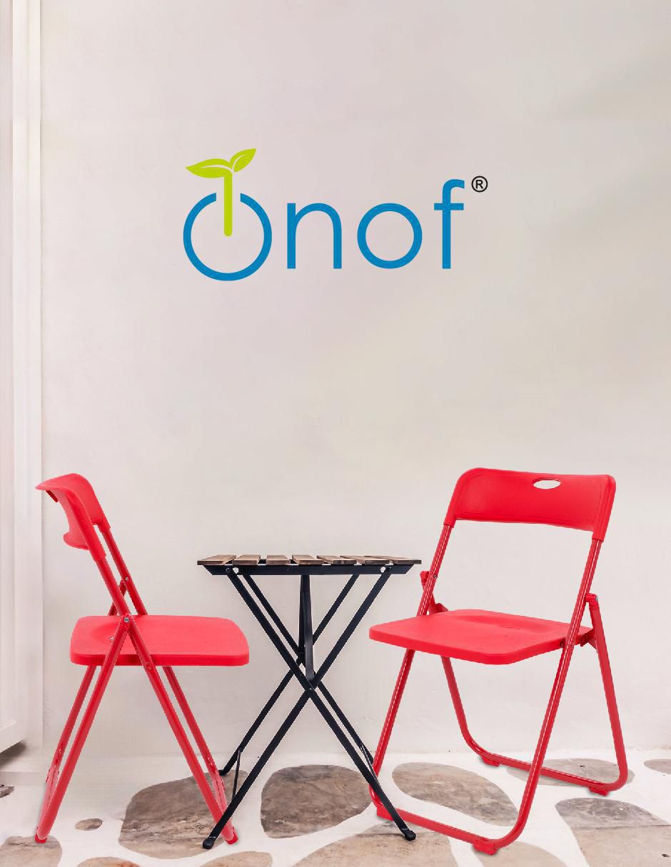 Silla plegable de plástico 5