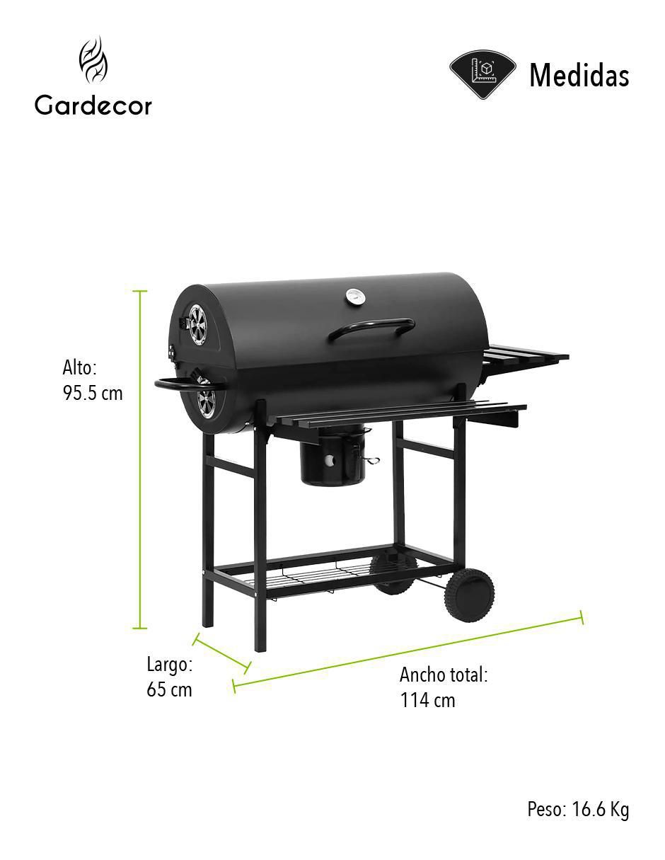 Asador de carbón ASA-2N 4