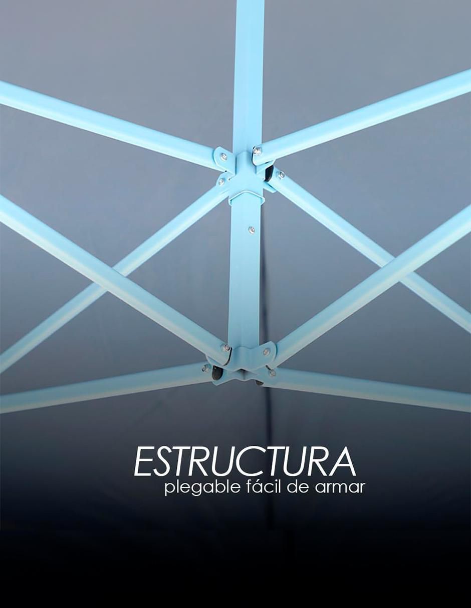 Carpa ancho 200 cm x largo 200 cm 6
