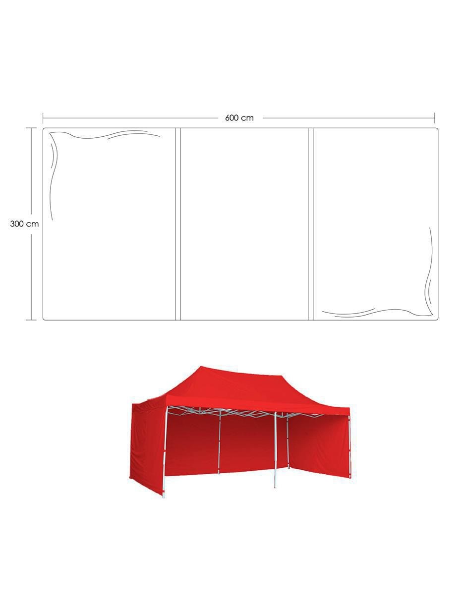 "carpa" ilios innova "ancho" 300 cm "x" "largo" 600 cm