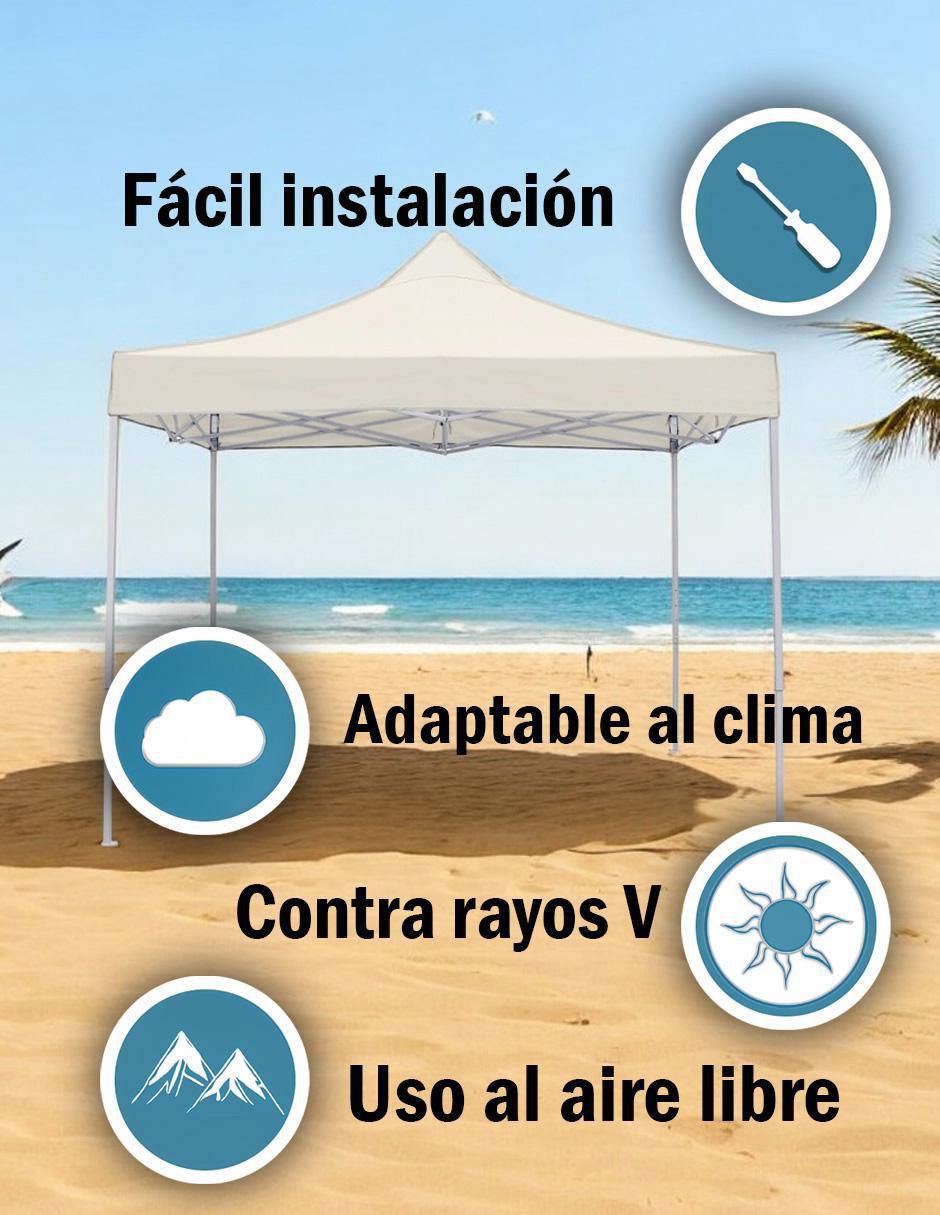 Carpa ancho 300 cm x largo 300 cm 2
