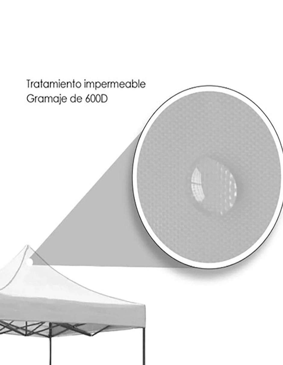 Carpa ancho 300 cm x largo 300 cm 6