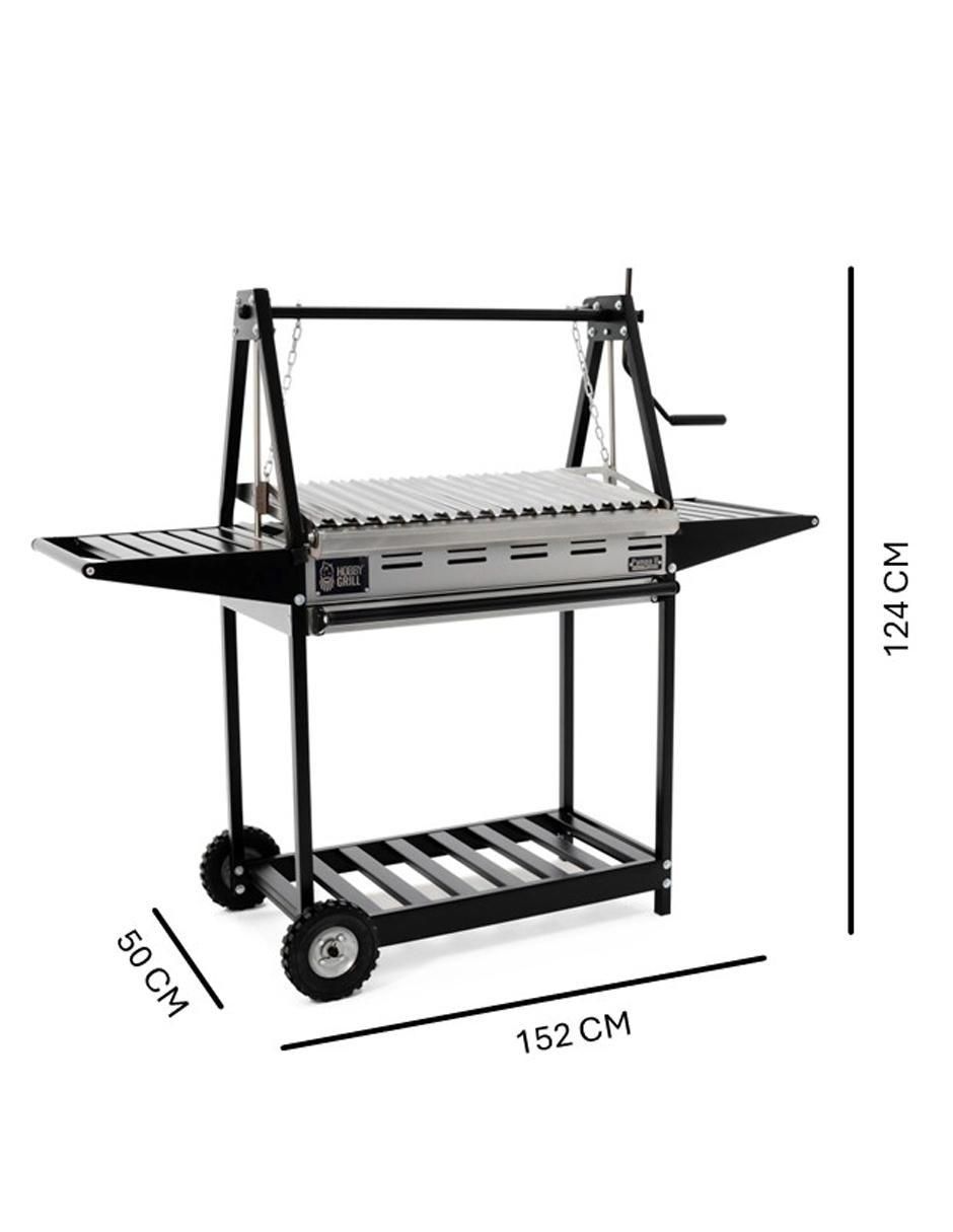 Asador de carbón Pampa II Black Emp 5