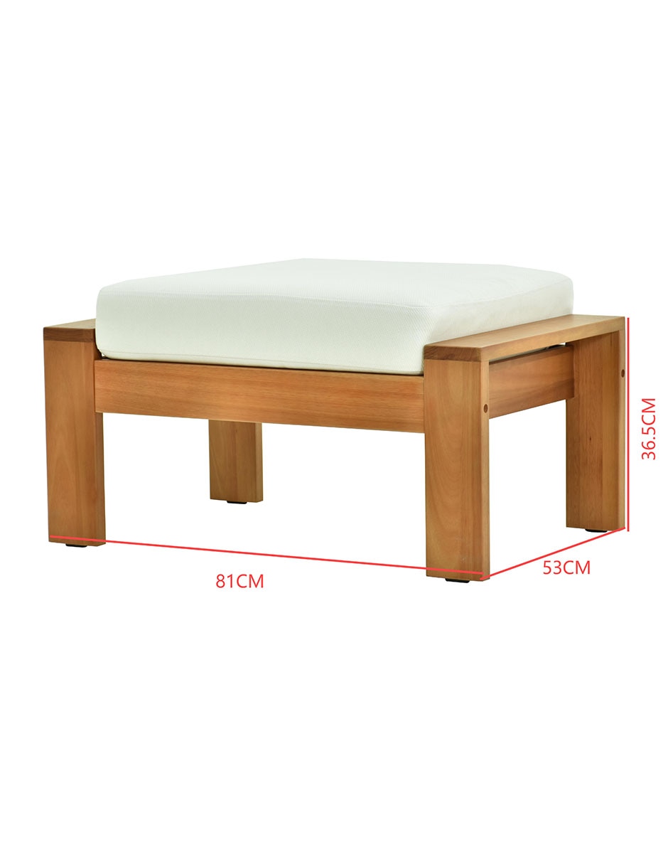 Taburete Amelia de madera 5